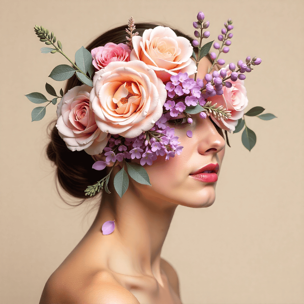 Rose and lavender arrangement